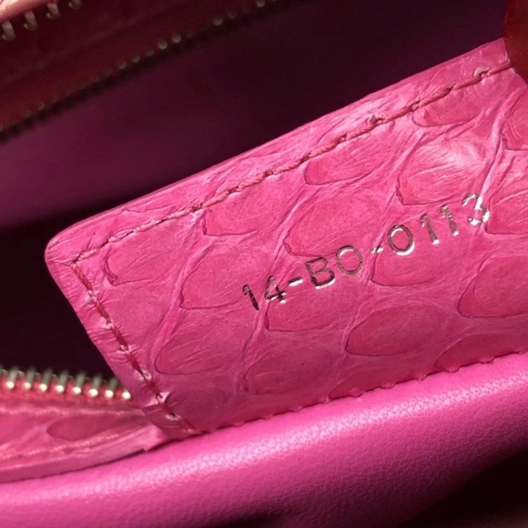 Dior Large Lady Dior Python 2Way Bag - Picture 5 of 16